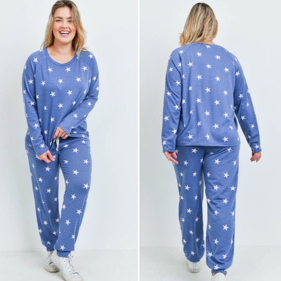 {Plus} Star Pajama Set - Picture 3 of 3